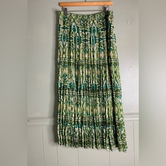 Jones New York Sport Skirt Womens Size 12 Elastic Waist Pleated broom peasant - Picture 2 of 7